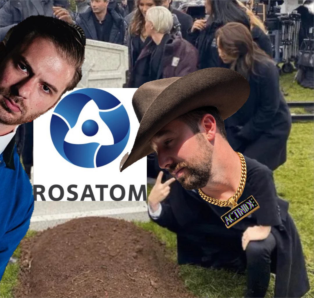 Actinide and Rosatom meme shared by Michael Shor